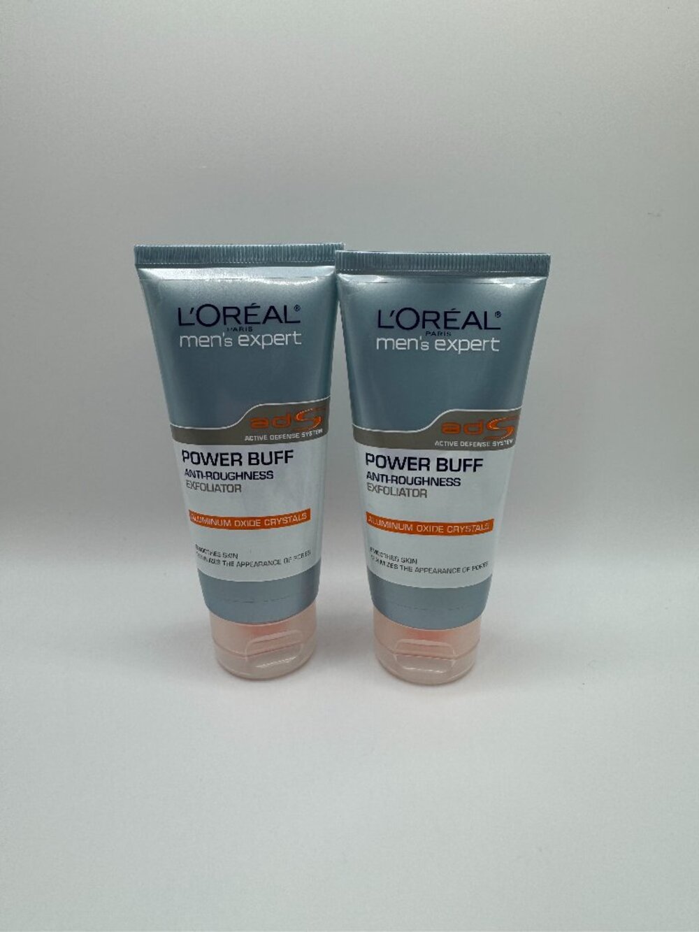 L'Oreal Mens Expert Power Buff Anti-Roughness Exfoliator 2 oz - Lot of 2